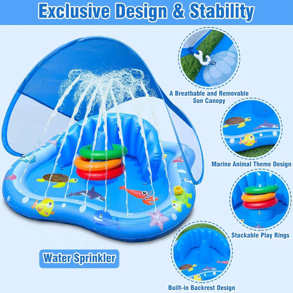 SunnySplash Baby Water Mat