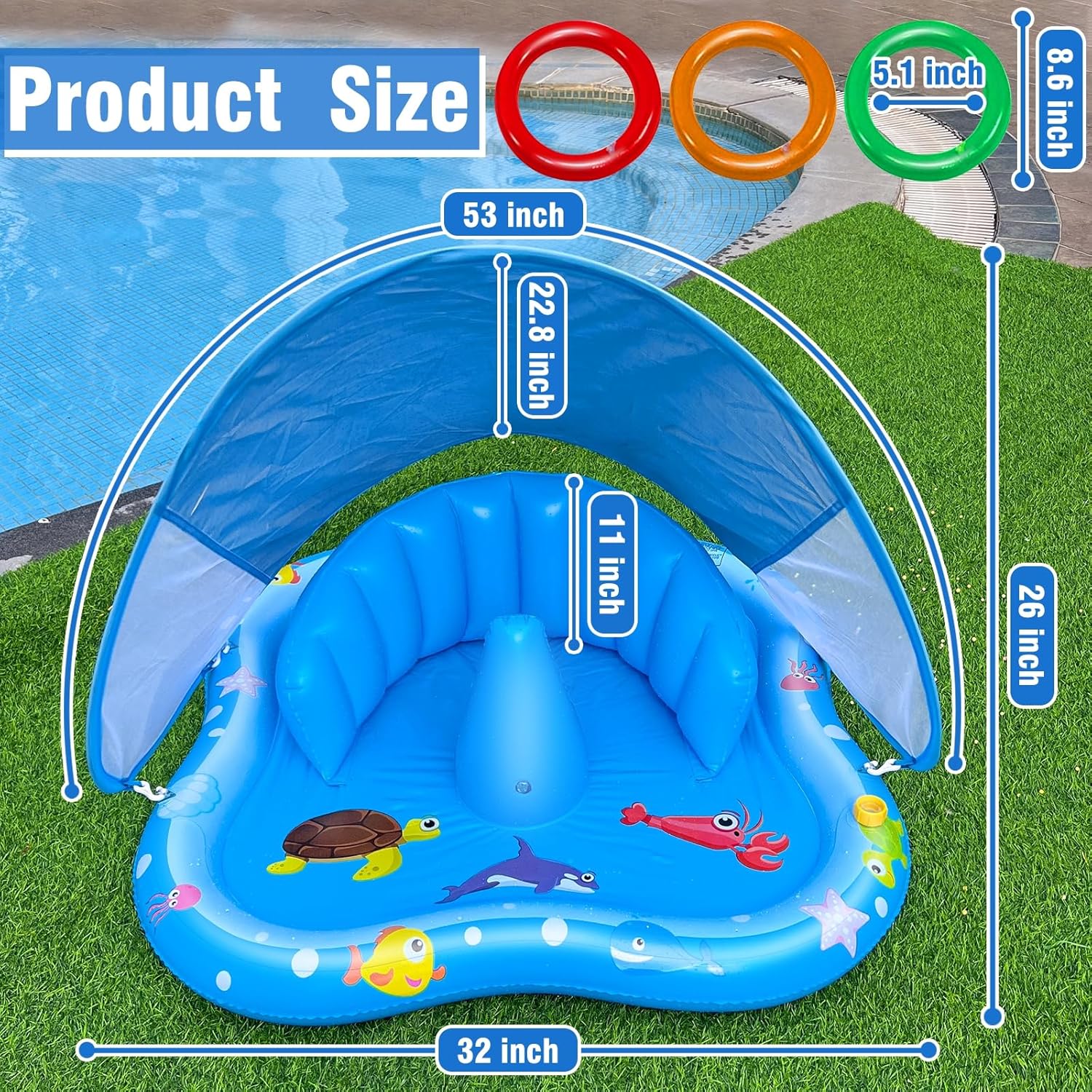 SunnySplash Baby Water Mat