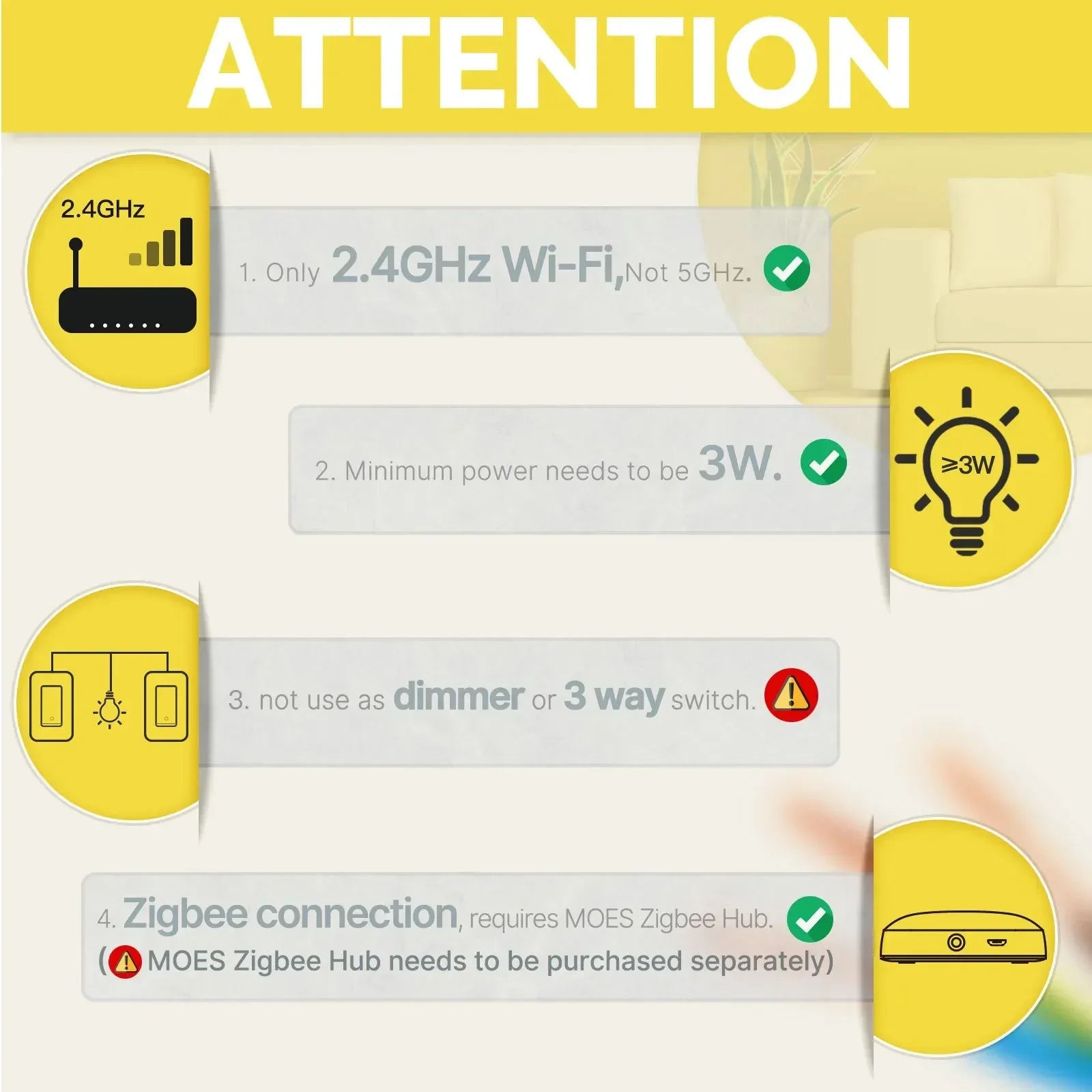 Smart ZigBee Wall Switch