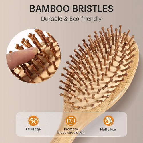 Bamboo Paddle Pro Hair Comb