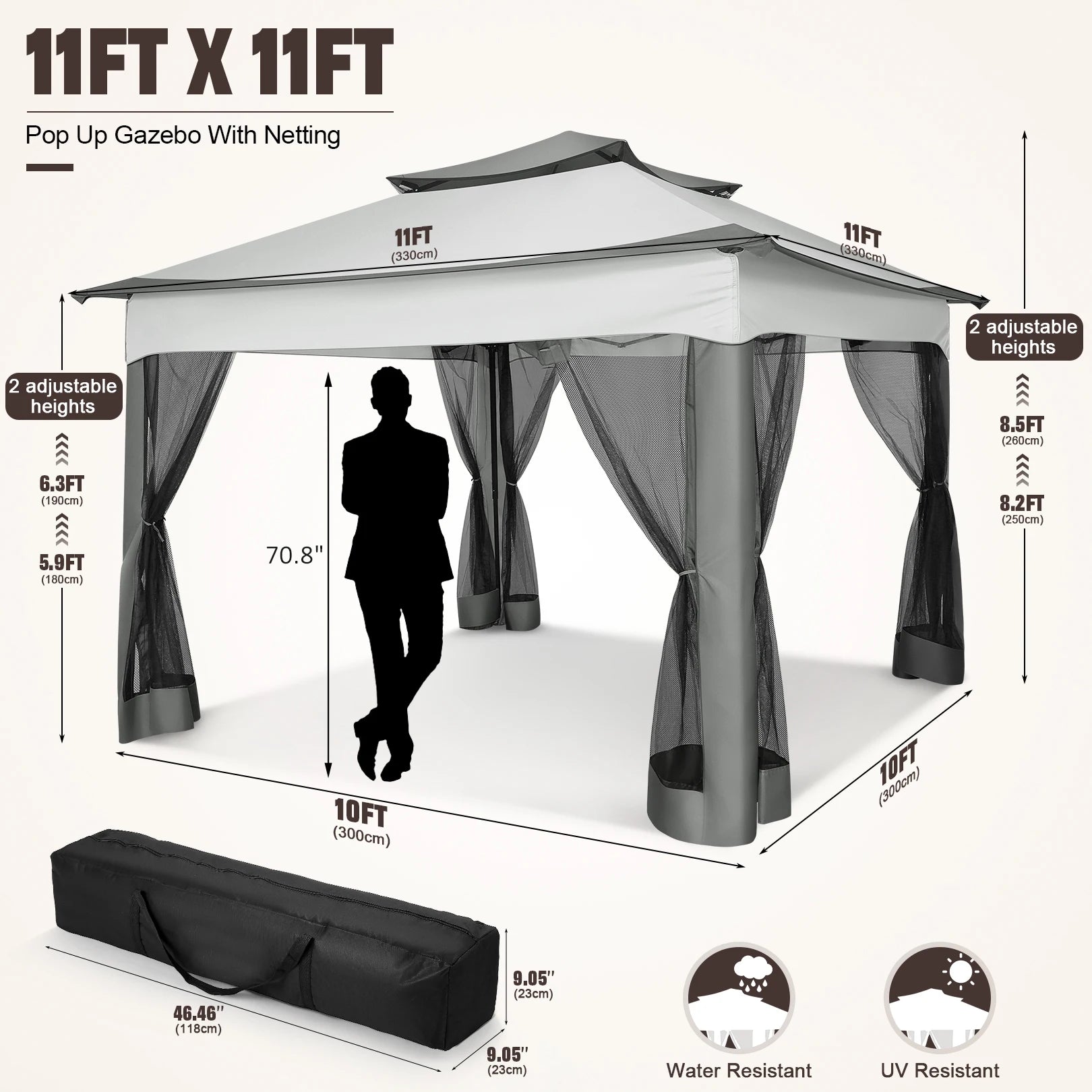 QuickPop Outdoor Canopy Gazebo
