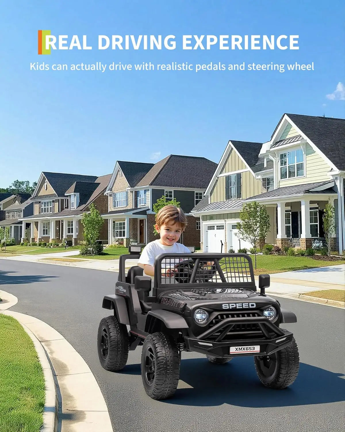 ThunderDrive Kids Electric Ride Truck