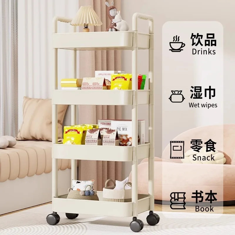 Rolling Multiuse Storage Trolley