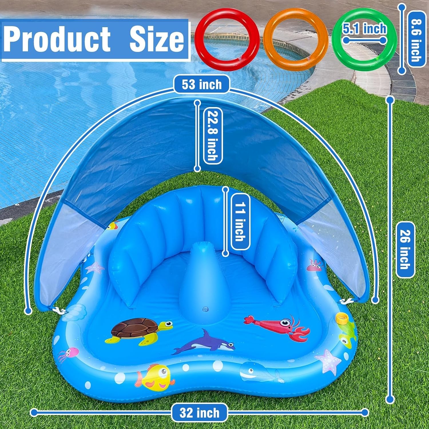 SunnySplash Baby Water Mat