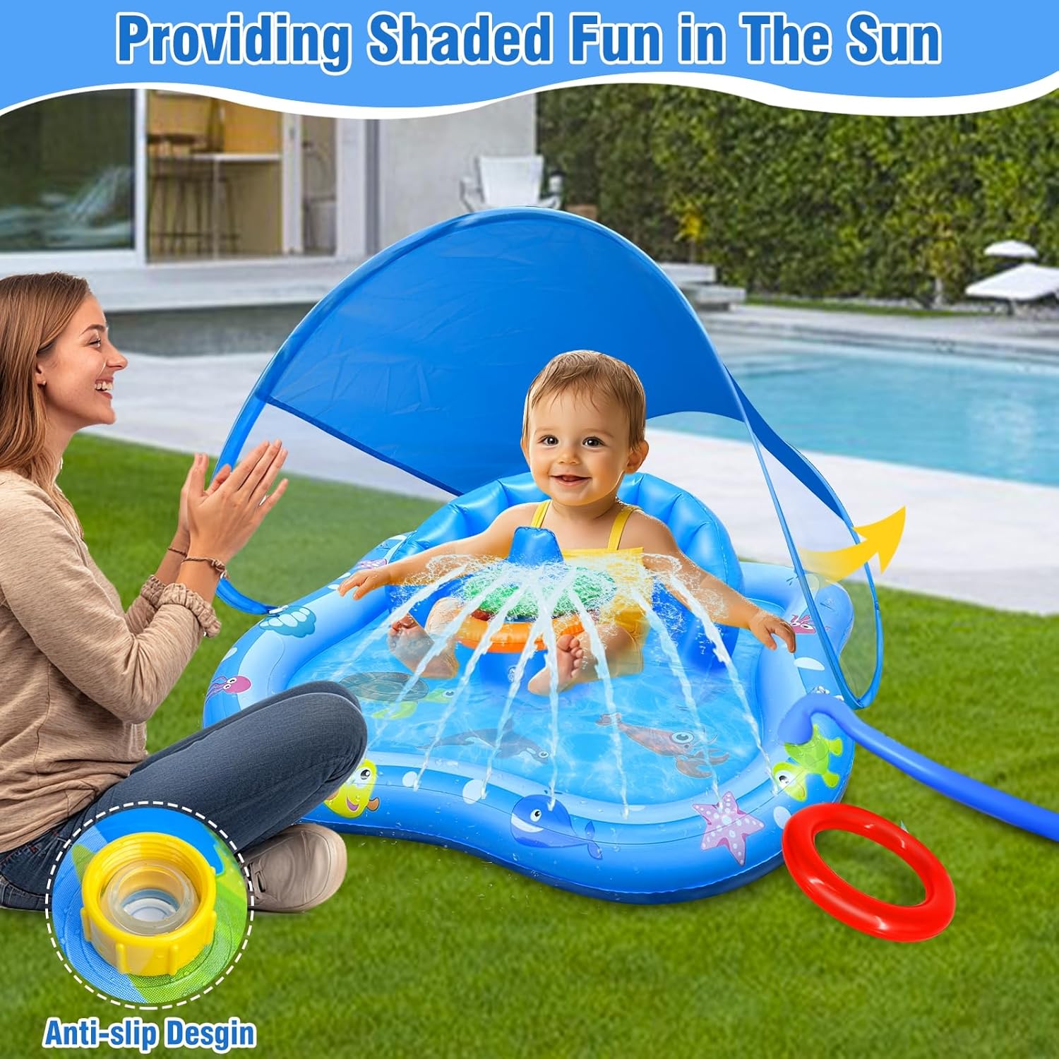 SunnySplash Baby Water Mat