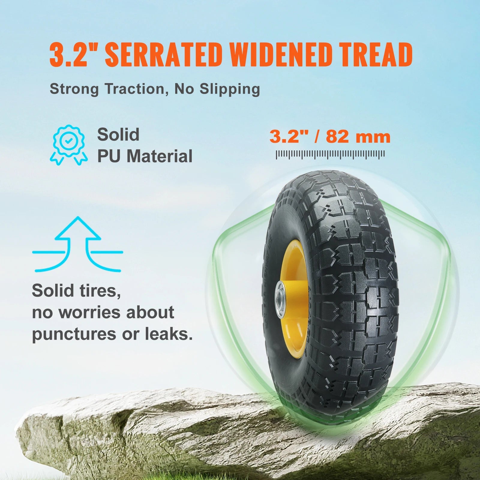 TuffRoll Flat Free Wheel Kit