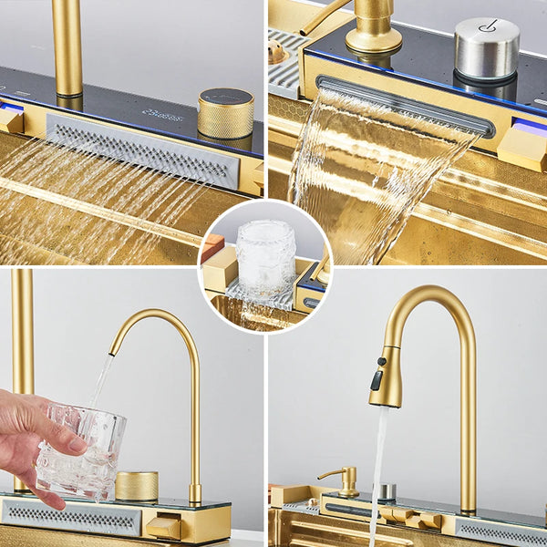 WhaleFlow Stainless Steel Kitchen Sink